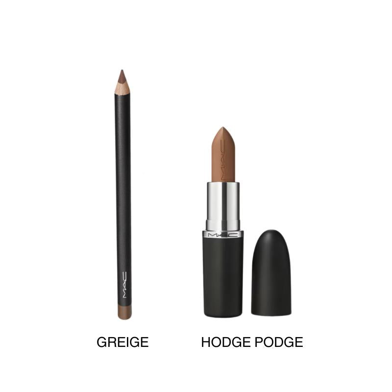 MAC Nude Icons Lip Duo - Lip Pencil + M·A·Cximal Sleek Satin Lipstick