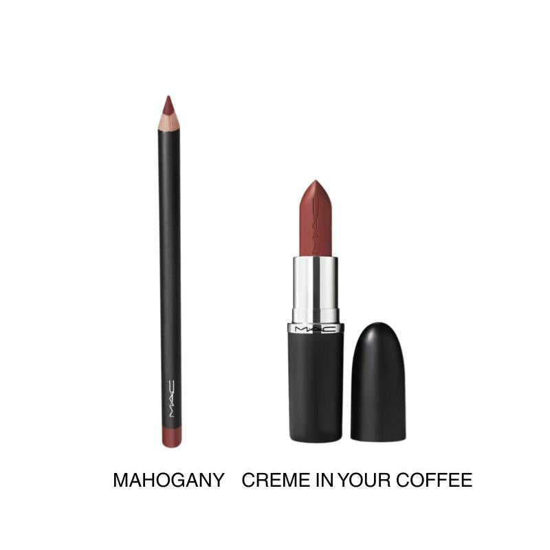 MAC Nude Icons Lip Duo - Lip Pencil + M·A·Cximal Sleek Satin Lipstick