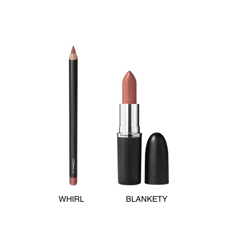 MAC Nude Icons Lip Duo - Lip Pencil + M·A·Cximal Sleek Satin Lipstick