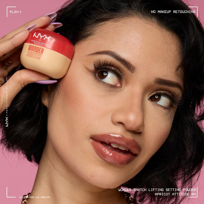 Wonder Snatch Loose Setting Powder, 16H Wear, Lift + Brighten, Smudge- Proof Formula, NYX Professional Makeup